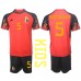 Belgien Jan Vertonghen #5 Replika Babykläder Hemma matchkläder barn VM 2022 Korta ärmar (+ Korta byxor)